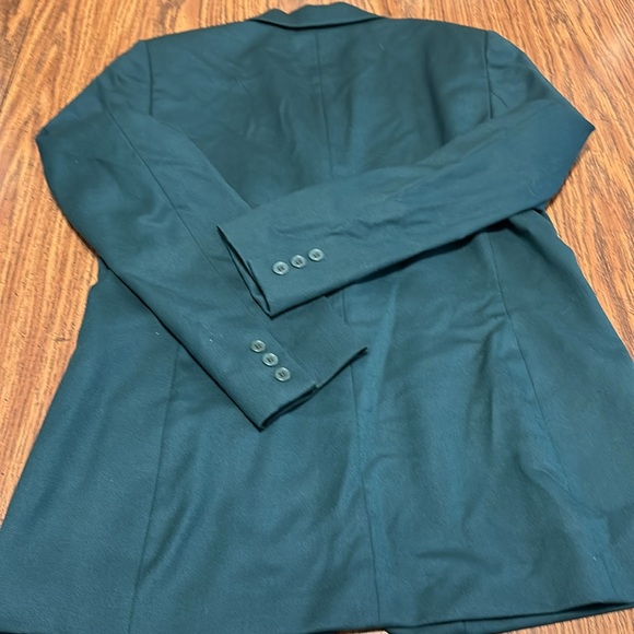 Pendleton 100% Virgin Wool Women’s Green Blazer Size 12 - Picture 2 of 5